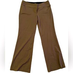 Express Dress Pants Womens 12 Brown Editor Fit Office Business Dress